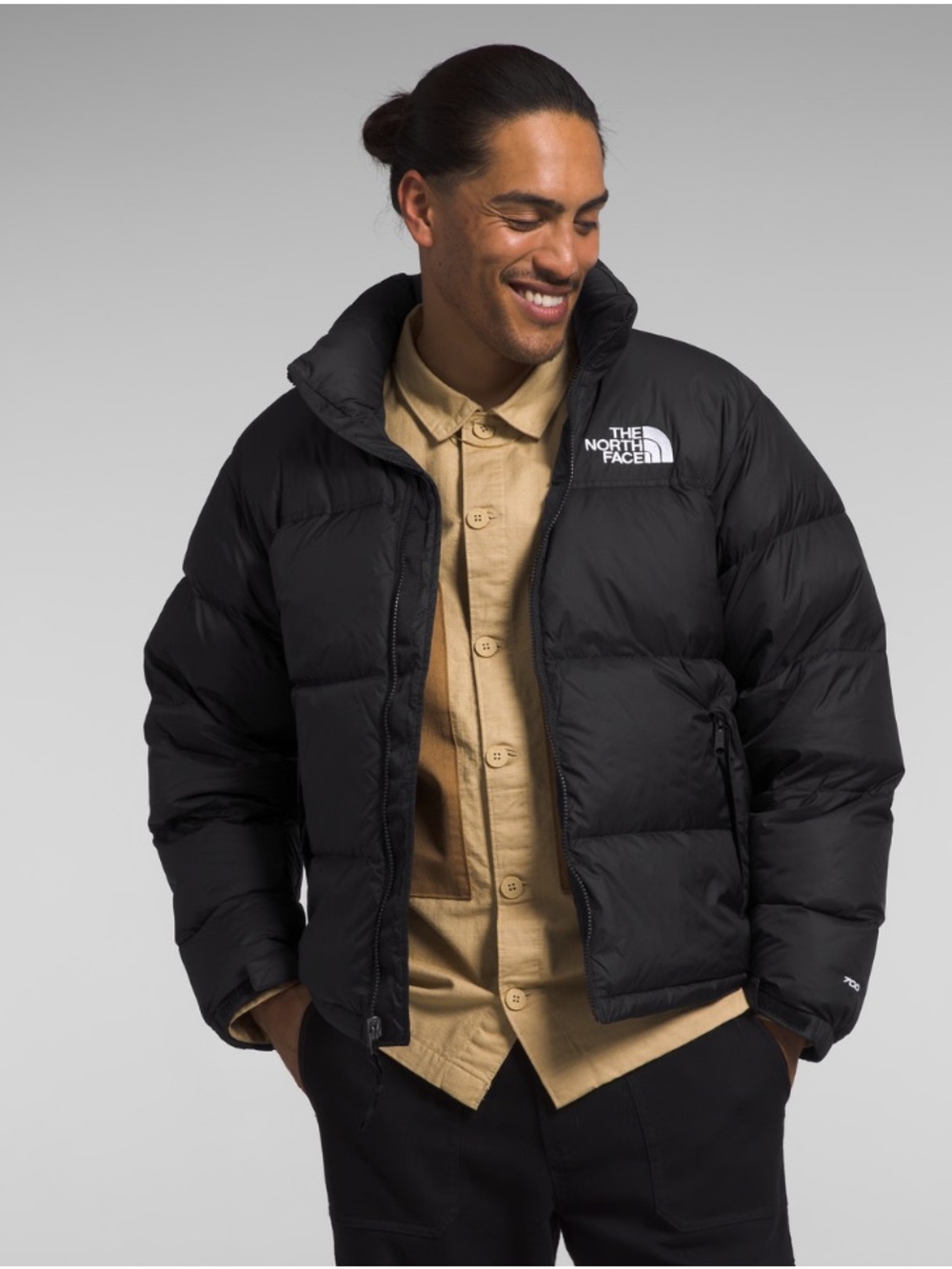 The North Face Puffer Black Jacket Size L/G